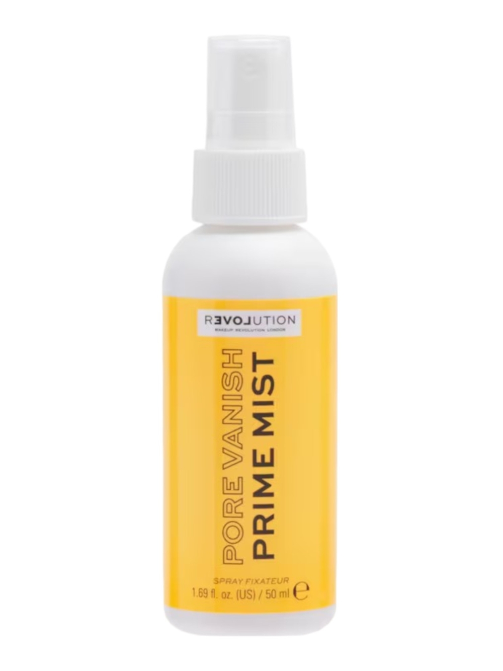 💗5 For $2Revolution Pore Vanish Prime Mist Face Spray - Yellow and White Bottle